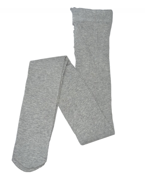 Колготки 146-152 см (10-12 years)   бавовняні однотонні для дівчинки H&amp;M 1001437-001 сірий 91550