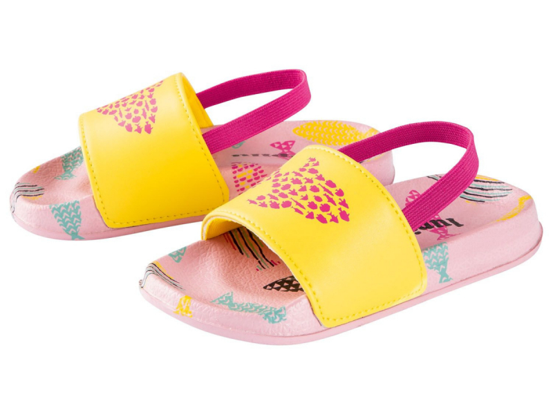 Шльопанці  для дівчинки Lupilu 348139 розмір взуття 30 жовтий 67645