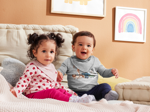 Костюм 074-80 см (6-12 months) (лонгслів штани і слюнявчик) для дівчинки Lupilu 417215 рожевий 91068 Костюм 074-80 см (6-12 months) (лонгслів штани і слюнявчик) для дівчинки Lupilu 417215 рожевий 91068