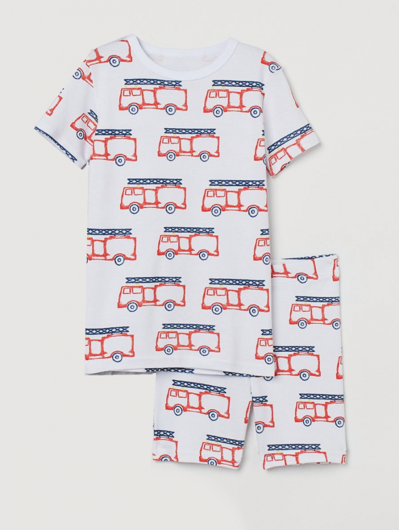 Піжама (футболка і шорти) для хлопчика H&amp;M 0957038-001 104 см (3-4 years) Різнобарвний  80065