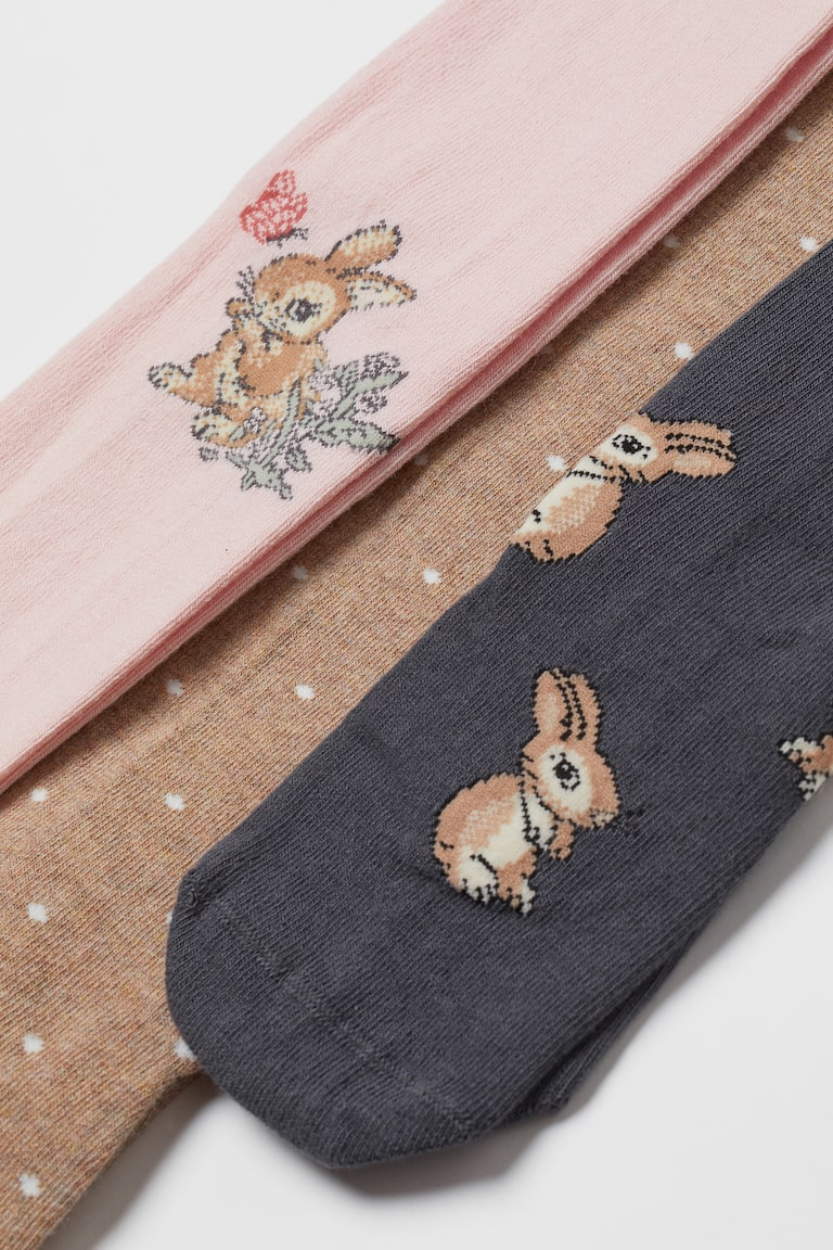 Колготки 092 см (18-24 months)   бавовняні для дівчинки H&amp;M 0665542-027 сірий 85375