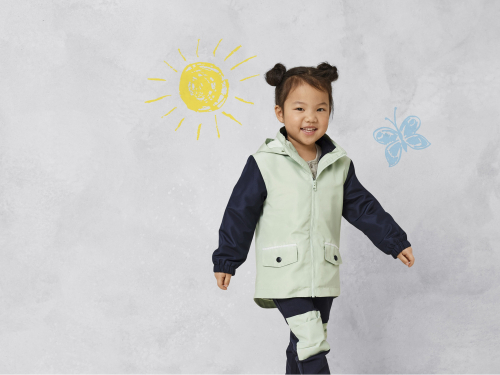 Куртка демісезонна 098-104 см (2-4 years) всесезонна 3 в 1 для дівчинки Lupilu 455464 зелений 85434 Куртка демісезонна 098-104 см (2-4 years) всесезонна 3 в 1 для дівчинки Lupilu 455464 зелений 85434