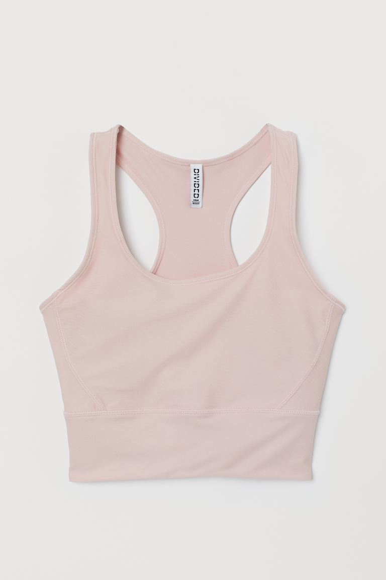 Спортивний топ борцівка для жінки H&amp;M 0838197-002 34 / XS рожевий  82501