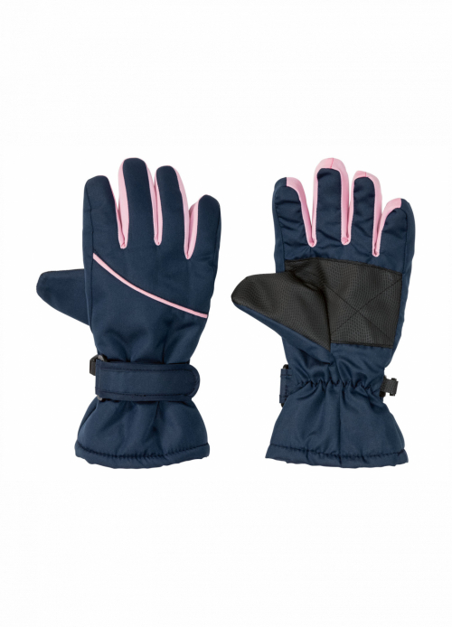 Перчатки  для дівчинки Crivit 363070 розмір перчаток 7 (12-14 years, 152-170 см) темно-синій 68615