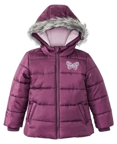 Куртка  для дівчинки Lupilu 305297 098 см (2-3 years) фіолетовий 61429