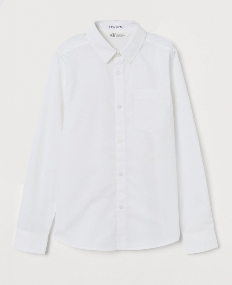 Рубашка  для хлопчика H&amp;M 0791875001 152 см (11-12 years) білий 66359