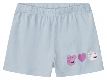 Піжамні шорти бавовняні для дівчинки Peppa Pig 406152 110-116 см (4-6 years) блакитний  81065