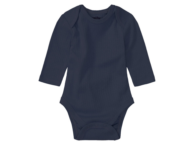 Боді 086-92 см (12-24 months)   набір 2 шт. бавовняні для хлопчика Lupilu 389322 синій 90361