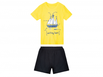 Піжама (футболка і шорти) для хлопчика Lupilu 372795-н 110-116 см (4-6 years) Різнобарвний  81586