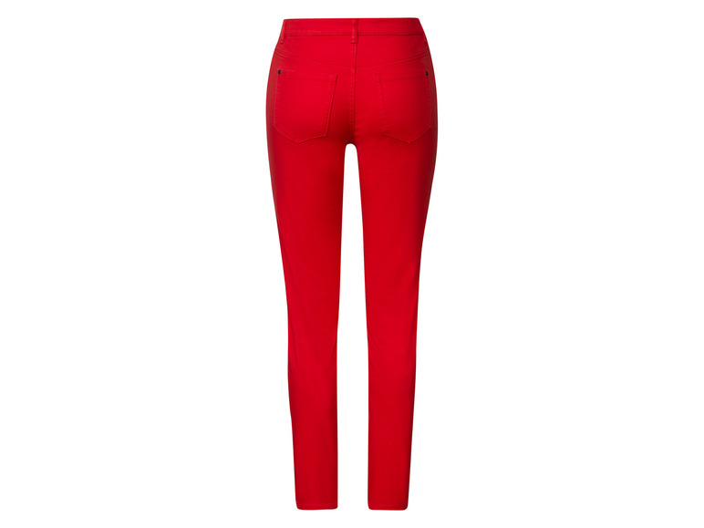Джинси 46,L  Skinny завужені для жінки Esmara 434932 червоний 91290