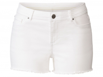 Шорти 40,L Мини-шорты  джинсові для жінки Esmara 358046 білий 79865