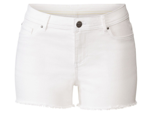 Шорти 40,L Мини-шорты  джинсові для жінки Esmara 358046 білий 79865