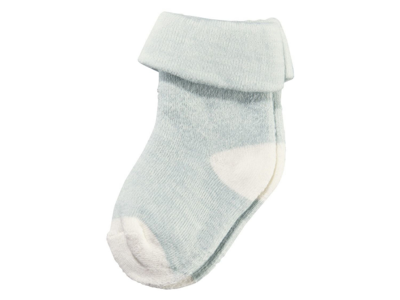 Шкарпетки махрові для хлопчика Lupilu 307770 розмір взуття 11-14 (0-3 months) блакитний 67010