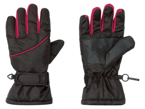Перчатки  для дівчинки Crivit 335842 розмір перчаток 6 (8-10 years, 134-140 см) чорний 65708