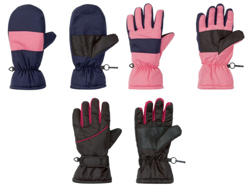 Рукавиці  для дівчинки Crivit 335842 розмір перчаток 6 (8-10 years, 134-140 см) темно-синій 65704