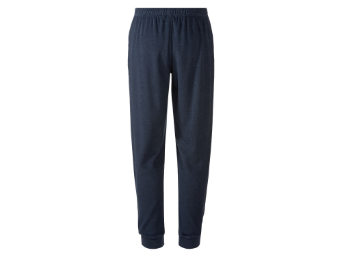Піжамні штани махрові для чоловіка Livergy 392122-1 42 / XL темно-синій  77915