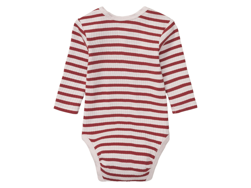 Боді 074-80 см (6-12 months)   в рубчик набір 2 шт. для дівчинки Lupilu 428450 Різнобарвний 88334