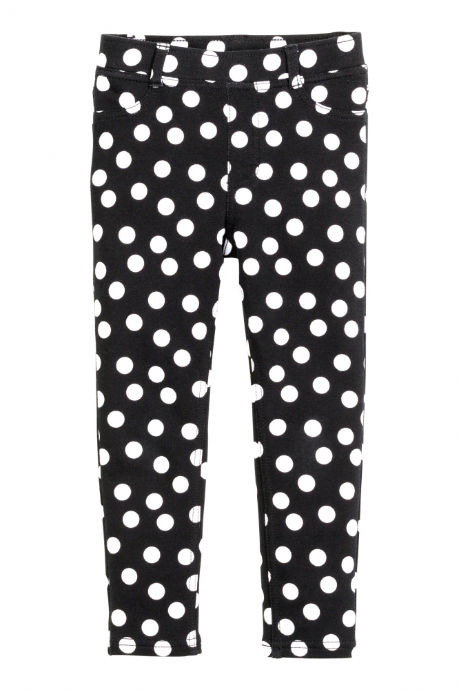 Штани  для дівчинки H&amp;M 0390078024 122 см (6-7 years) чорний 59009