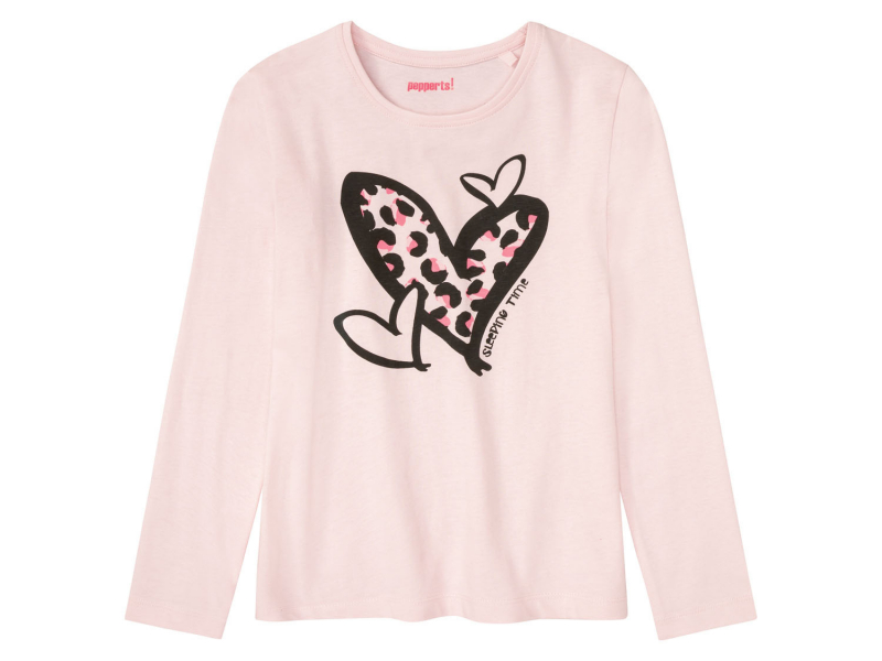 Піжама 122-128 см (6-8 years)   (лонгслів і штани) для дівчинки Pepperts 381498 Різнобарвний 88237
