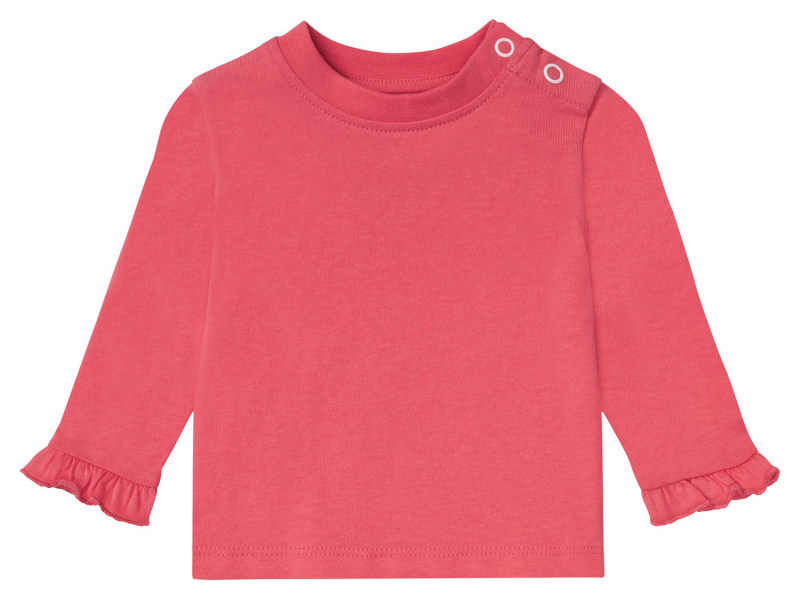 Костюм 074-80 см (6-12 months)   (футболка і лосини) для дівчинки Lupilu 362707 кораловий 68463