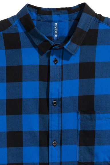 Рубашка  для чоловіка H&amp;M 0483300001 36 / S темно-синій 63758