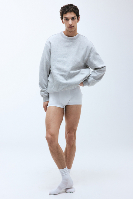 Труси XL -боксери для чоловіка H&M 1086589-002 білий 87967 Труси XL -боксери для чоловіка H&M 1086589-002 білий 87967