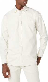 Рубашка оксфордська щільна для чоловіка Amazon Essentials DGM00007FW21 46 / 3XL білий  78673