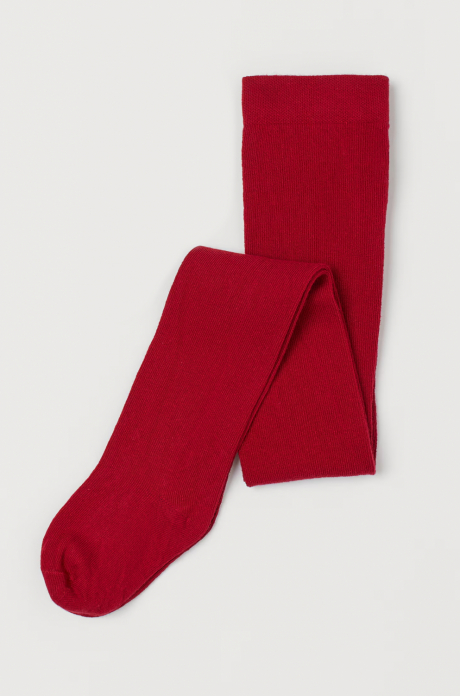 Колготки 098-104 см (2-4 years) бавовняні для дівчинки H&M 0619739-066 червоний 85353 Колготки 098-104 см (2-4 years) бавовняні для дівчинки H&M 0619739-066 червоний 85353