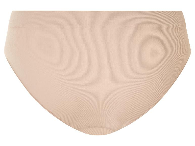 Трусики-сліп в рубчик для жінки Esmara 464791 34 / XS бежевий  90134