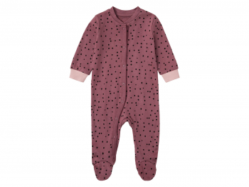 Чоловічок бавовняний на кнопках для дівчинки Lupilu 419455 062 см (2-3 months) рожевий  89383