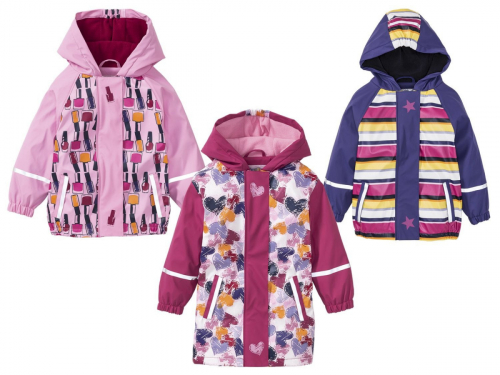 Куртка-дощовик для дівчинки Lupilu 301781 098-104 см (2-4 years) рожевий  60993
